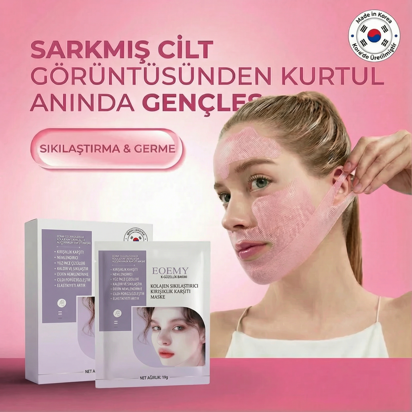 Eoemy-Yüz Toparlayıcı Gençlik Maskesi